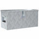 Vidaxl Aluminiumbox 61,5 x 26,5 x 30 cm Silberfarbe