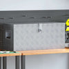 Vidaxl Aluminiumbox 80x30x35 cm Silberfarbe