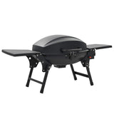 Vidaxl Gasbarbecue mit Kochzone schwarz - afbeelding 1