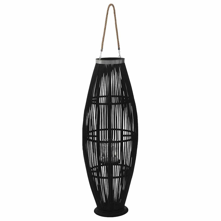 Vidaxl Lanternhalter hängt 95 cm Bambusschwarz