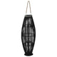 Vidaxl Lanternhalter hängt 95 cm Bambusschwarz