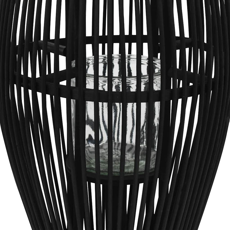 Vidaxl Lanternhalter hängt 95 cm Bambusschwarz