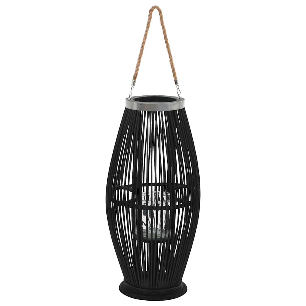 Vidaxl Lanternhalter hängt 60 cm Bambusschwarz