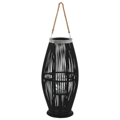 Vidaxl Lanternhalter hängt 60 cm Bambusschwarz