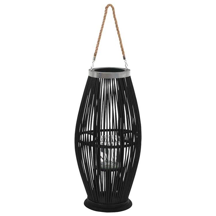 Vidaxl Lanternhalter hängt 60 cm Bambusschwarz
