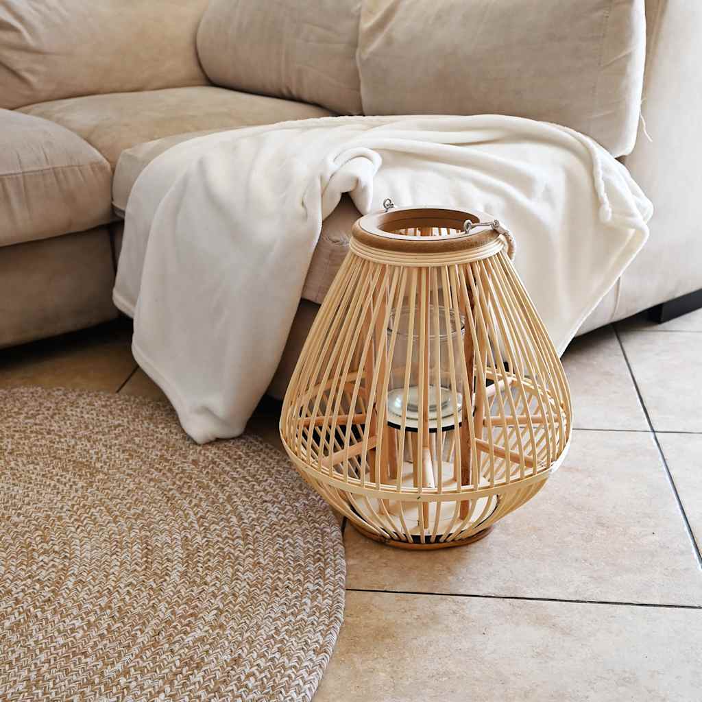 Vidaxl Lanternhalter hängt Wicker Naturel