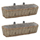 Vidaxl Balkon 2 PCs 60 cm Weiden mit PE -Futter