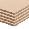 VIDAXL MDF -Platten rechteckig 120 x 60 cm 2,5 mm 5 STs