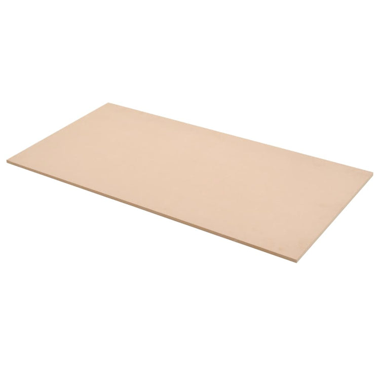VIDAXL MDF -Platten rechteckig 120 x 60 cm 12 mm 4 STs
