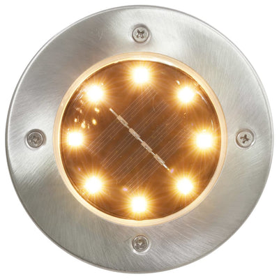 Vidaxl Erdlampen 8 St. Solar LED warmes Weiß