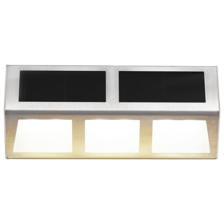 Vidaxl Solarlampen 4 ST LED warmes Weiß