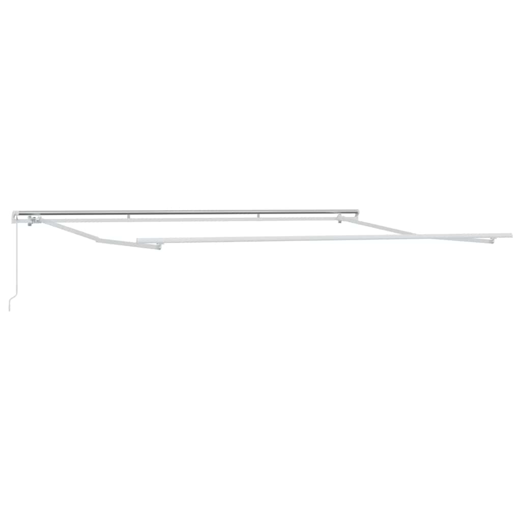 VidaXL Seidenrahmen weiß 400 × 300 cm Aluminium
