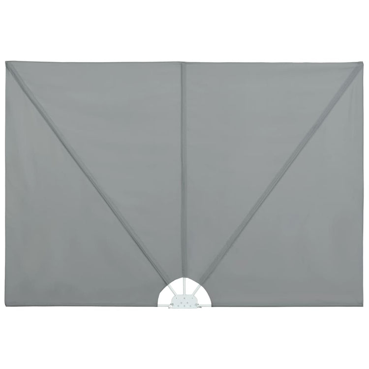 Vidaxx faltbarer Terrassenschirm 300x150 cm grau