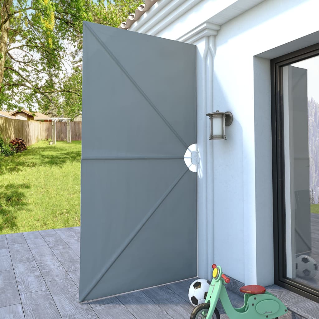 Vidaxx faltbarer Terrassenschirm 300x150 cm grau