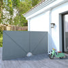 Vidaxx faltbarer Terrassenschirm 300x150 cm grau