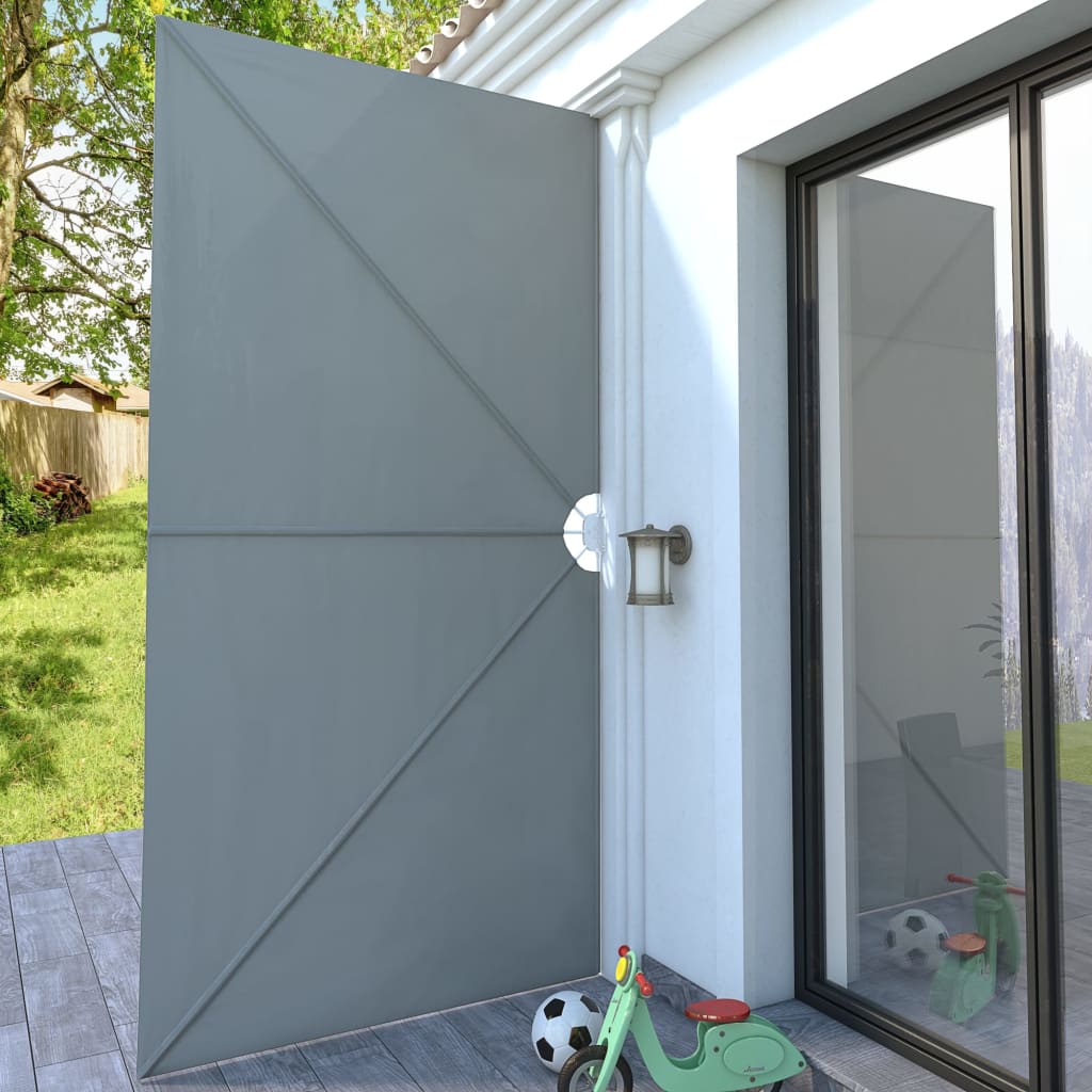 Vidaxx faltbarer Terrassenschirm 400x200 cm grau