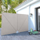 Vidaxx foldable patio screen 300x200 cm cream