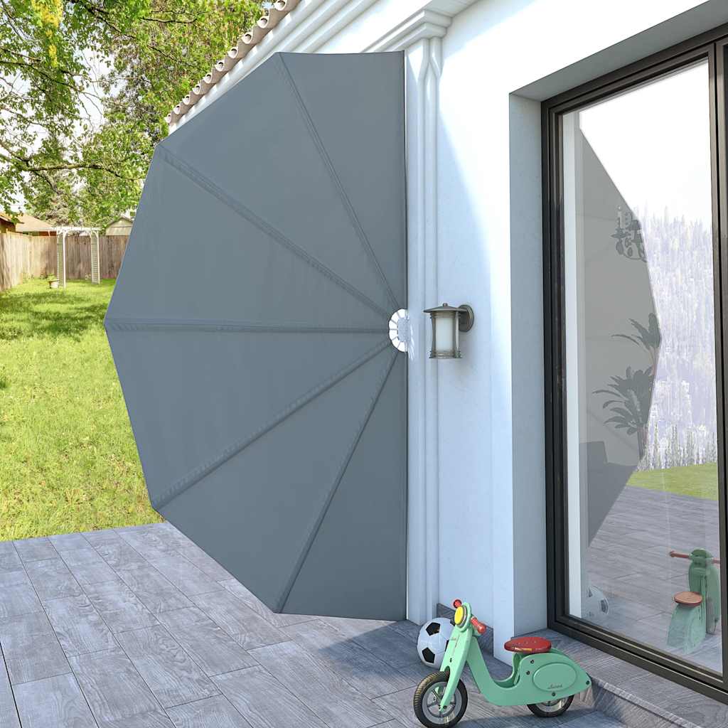 Vidaxx faltbarer Terrassenschirm 200 cm grau