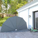 Vidaxx faltbarer Terrassenschirm 200 cm grau