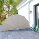 Vidaxx faltbarer Terrassenschirm 160 cm creme