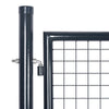 Vidaxl Gaaspoort 289x175 cm verzinkter Stahlgrau grau