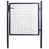 Vidaxl Gaaspoort 85,5x100 cm verzinkter Stahlgrau grau