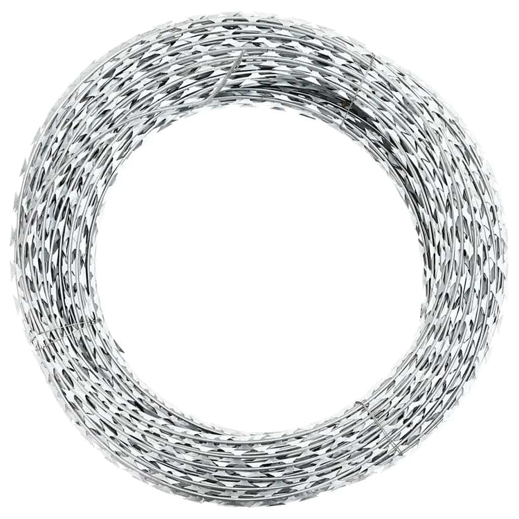 VIDAXL SCHEERMEMETSTIKKELDRAAD CONCERTINA GALVANISCHE STAHL 300 M