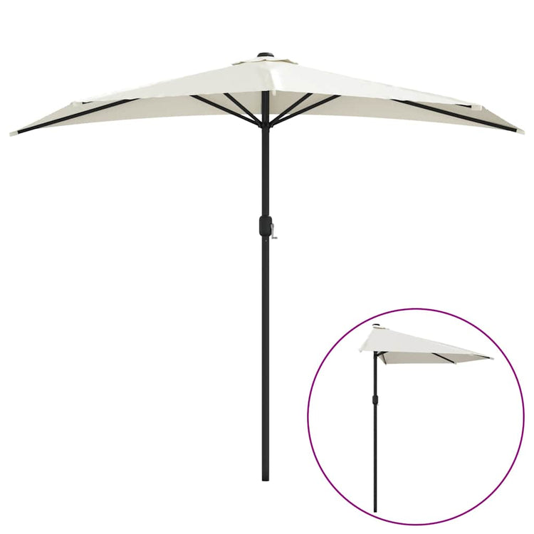 Vidaxl Balcony Parasol Halb
