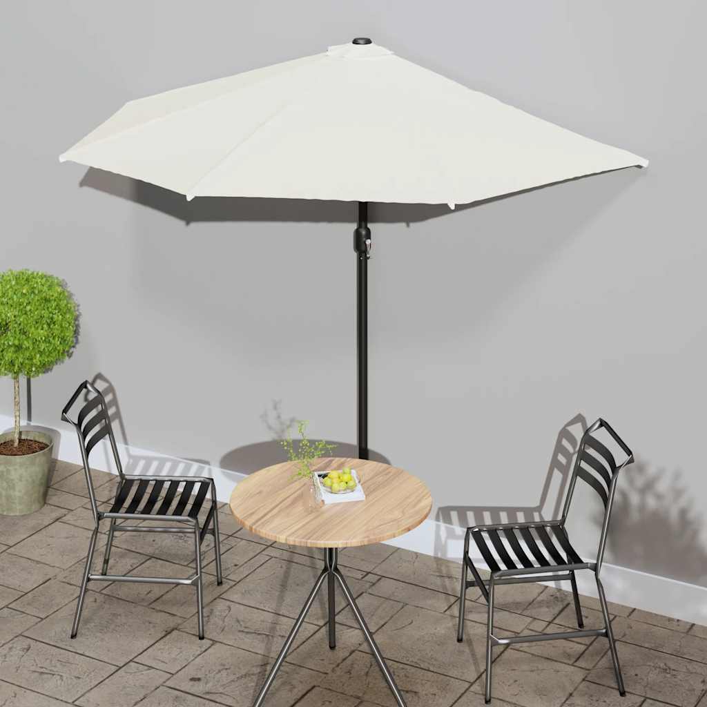 Vidaxl Balcony Parasol Halb