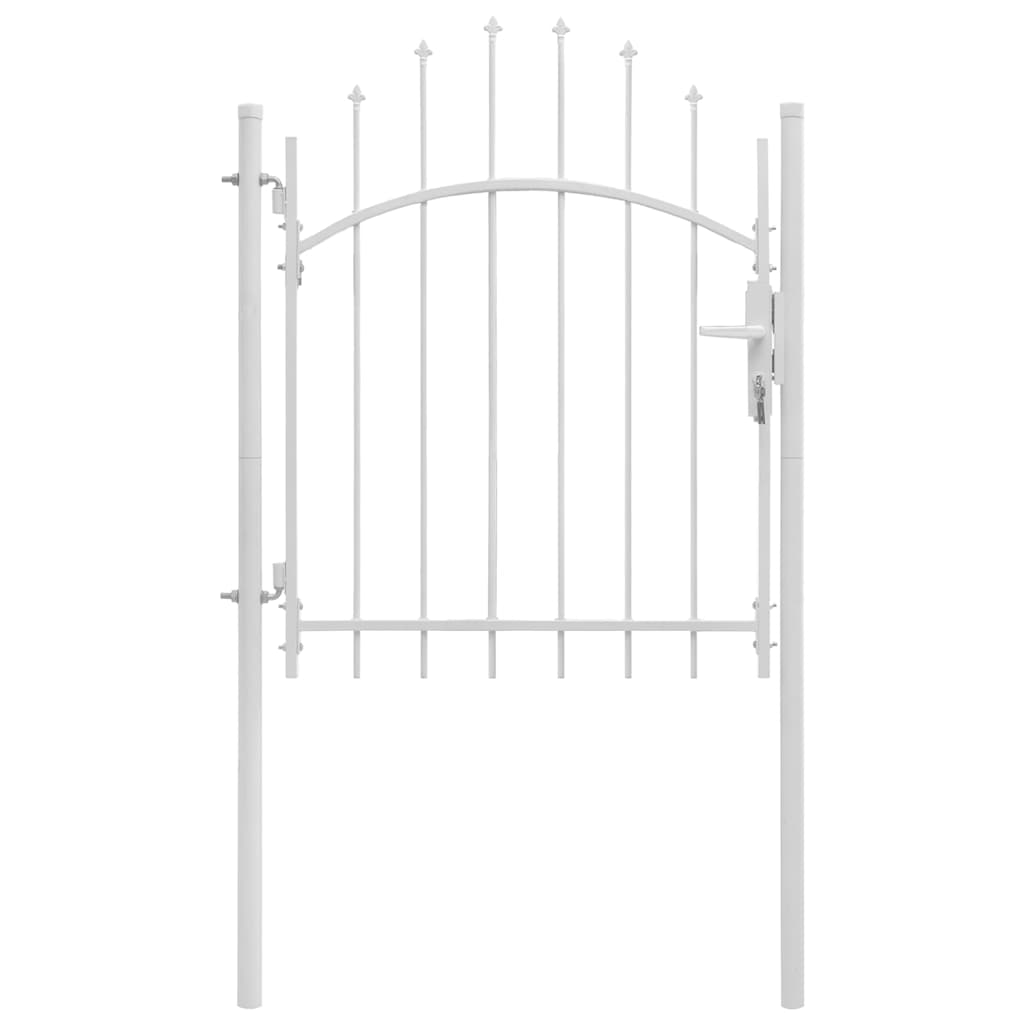 Vidaxl Port 1x1.75 m Stahlweiß