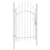 VidaXL Gartentor Stahl 1x2,25 m weiß
