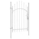 VidaXL Gartentor Stahl 1x2,25 m weiß
