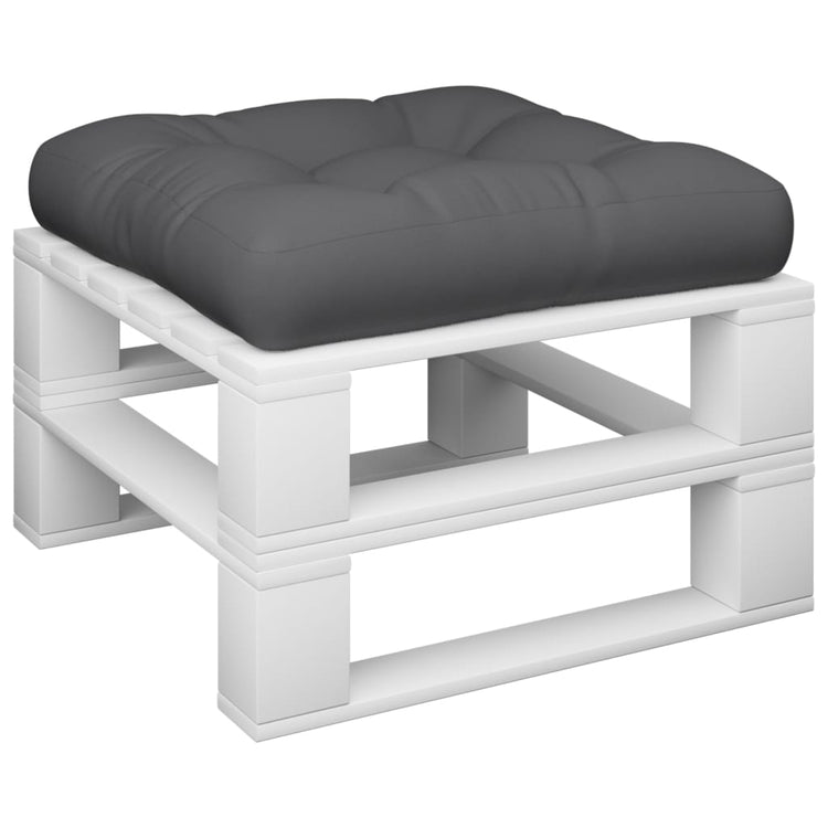 Vidaxl Palettenkissen 58x58x10 cm Stoff grau
