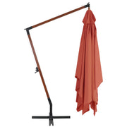 Vidaxl -schwimmendes Parasol mit Holzstange 400x300 cm Terrakotta -gelöscht - afbeelding 3