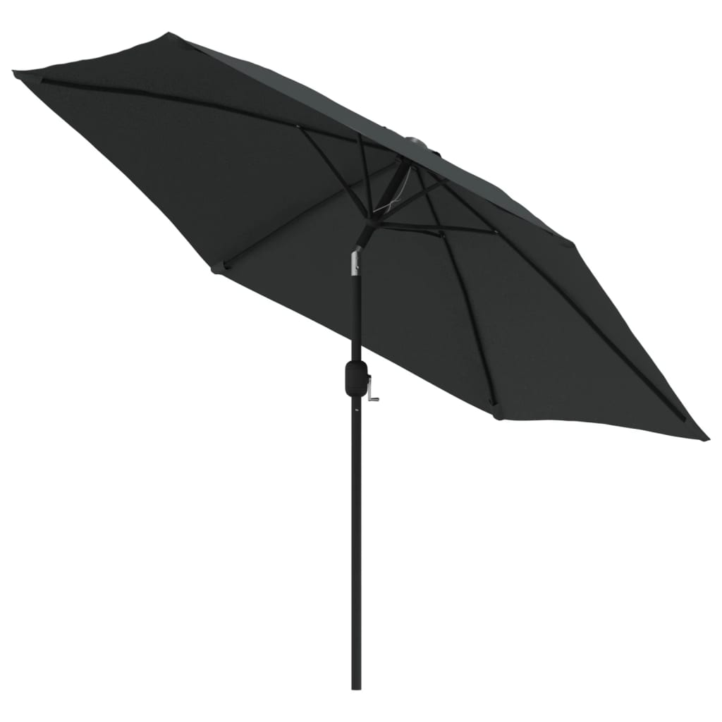 VIDAXL -Parasol mit Metallpol 300 cm Anthrazit