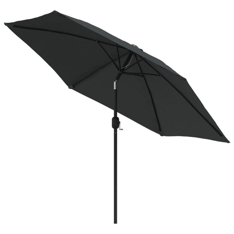 VIDAXL -Parasol mit Metallpol 300 cm Anthrazit