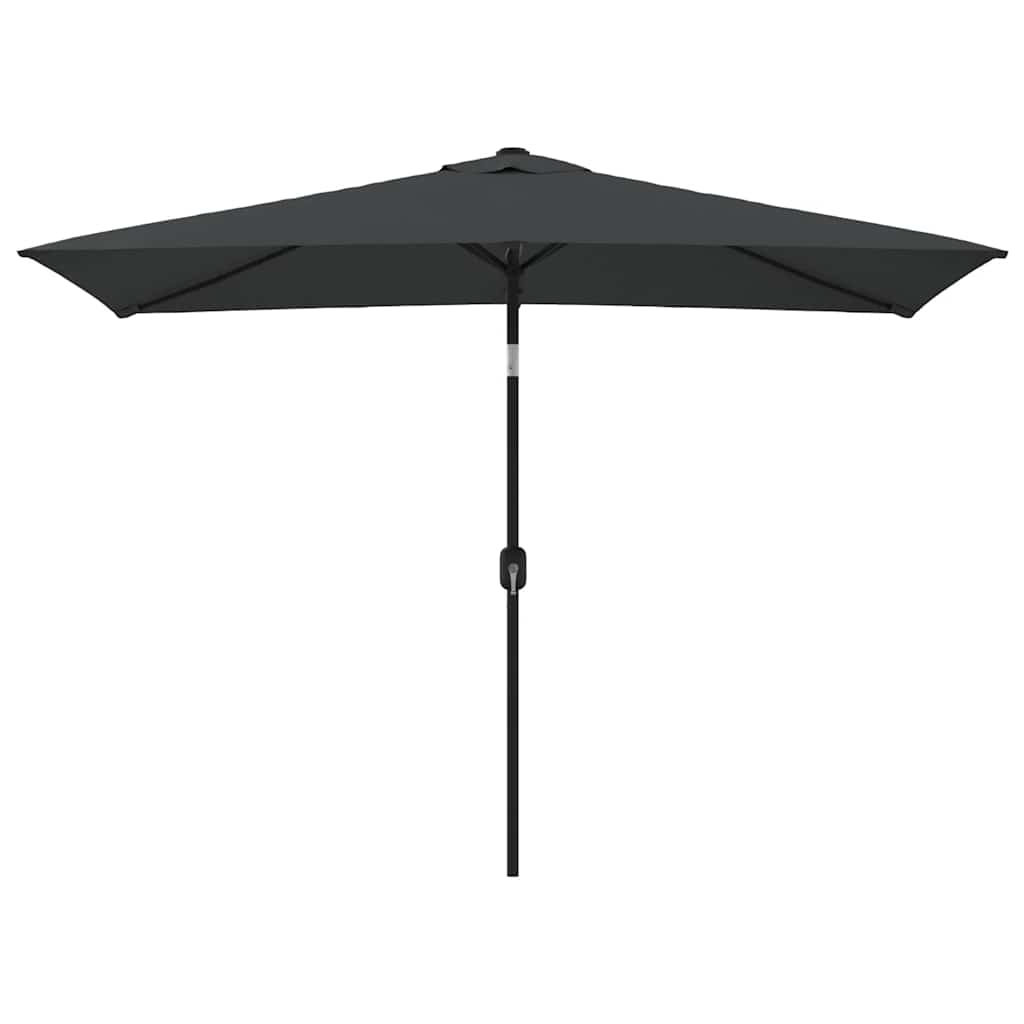 VIDAXL -Parasol mit Metallpol 300x200 cm Anthrazit