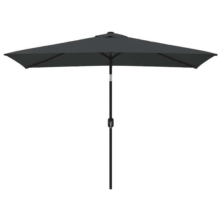 VIDAXL -Parasol mit Metallpol 300x200 cm Anthrazit