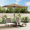 VIDAXL -Parasol mit Metallpol 300x200 cm Taupe
