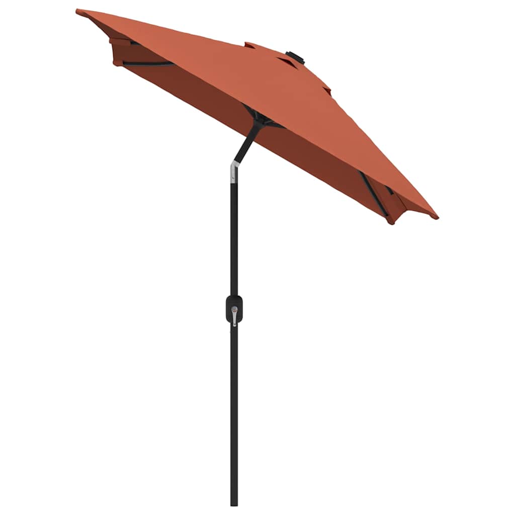 VIDAXL -Parasol mit Metallstast 300x200 cm Terrakotta