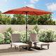 VIDAXL -Parasol mit Metallstast 300x200 cm Terrakotta