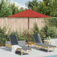 Vidaxl -Parasol mit Holzstange 150x200 cm Terrakotta -ausgelöst