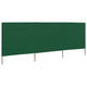 Vidaxl Windschutzscheibe 3 Paneele 400x120 cm Stoff grün