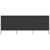 Vidaxx Windschutz 3-teilig 400x120 cm Stoff Anthrazit