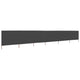 Vidaxl Windschutzscheibe 6 Paneele 800x80 cm Stoff grau