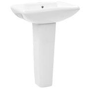 VIDAXL WASHBAIN zu Fuß abgelöst 580 x 470 x 200 mm Keramik Weiß - afbeelding 2