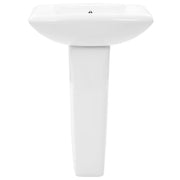 VIDAXL WASHBAIN zu Fuß abgelöst 580 x 470 x 200 mm Keramik Weiß - afbeelding 3