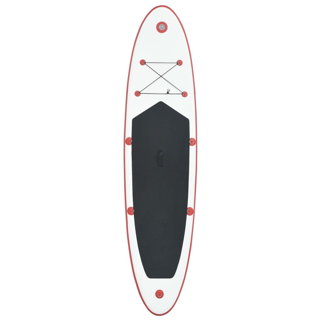 Vidaxl Stand-up-Paddleboard aufblasbare Rot und Weiß