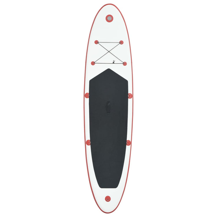 Vidaxl Stand-up-Paddleboard aufblasbare Rot und Weiß