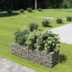 Vidaxl Gabion -Pflanzer erhöhte 180x50x50 cm verzinkter Stahl